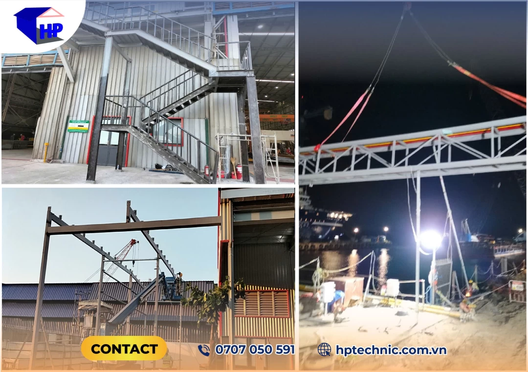 Equipment Installation in Manufacturing Plants HP blast paint